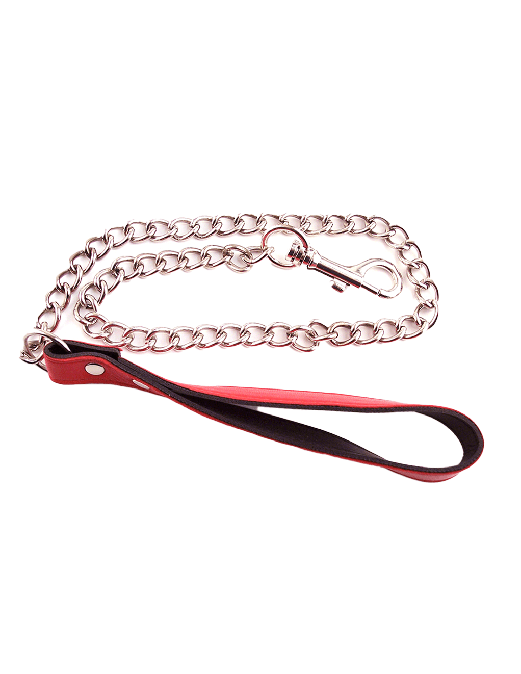 Rouge Leather Lead - Red - Top View