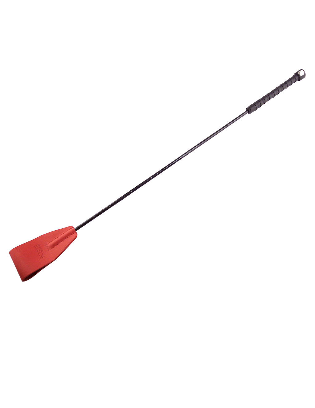 Rouge Leather Riding Crop - Red - Main