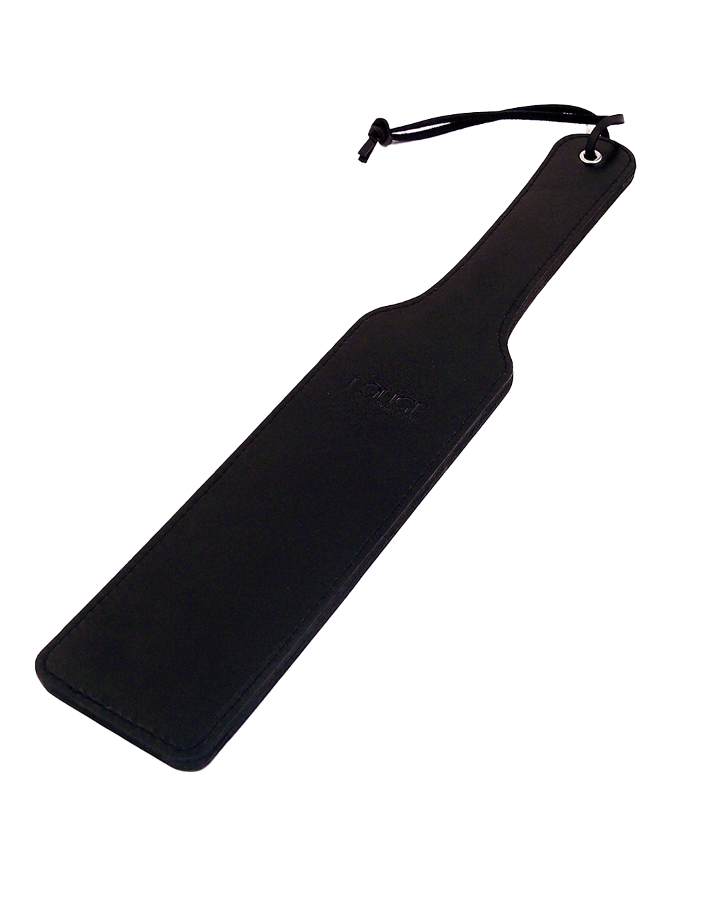 Rouge Long Leather Paddle - Black