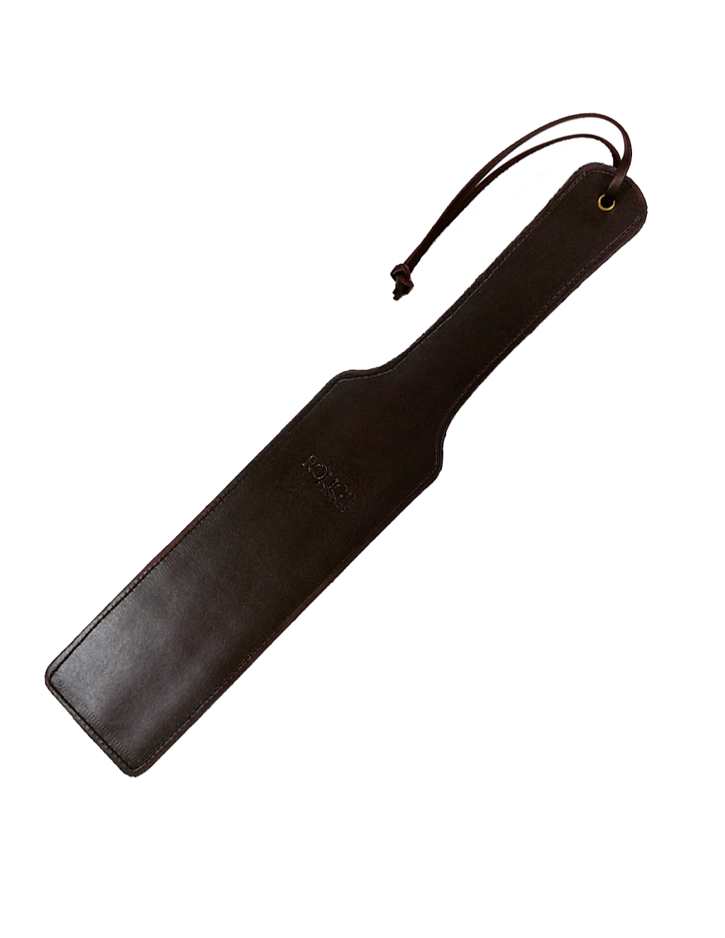 Rouge Long Leather Paddle - Brown