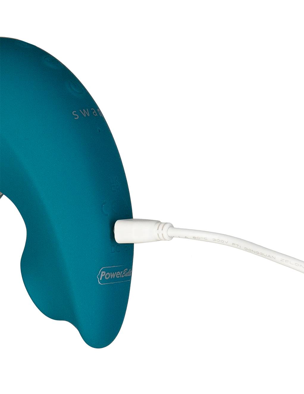 The Monarch Swan - Teal - With Charger