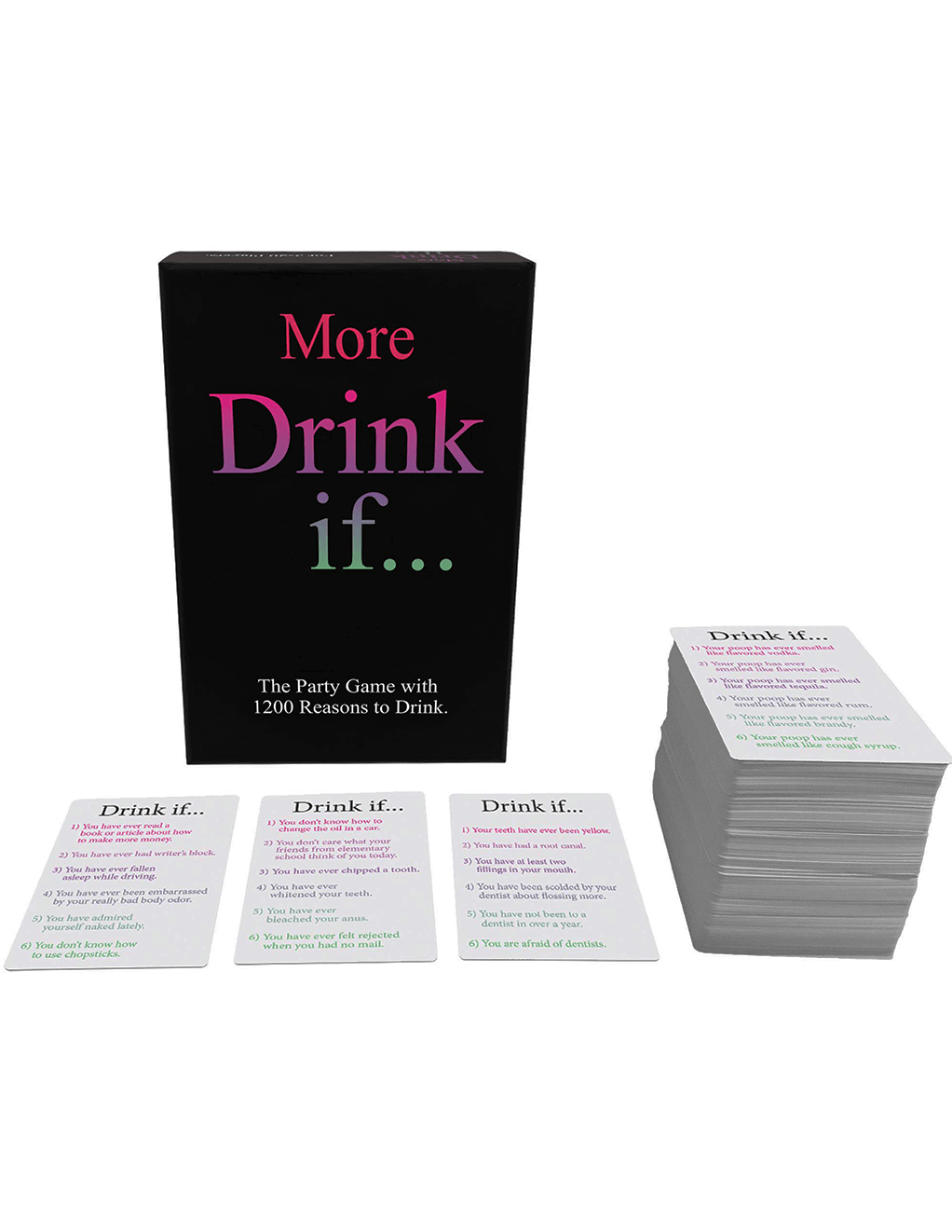 More Drink If... Game - Contents