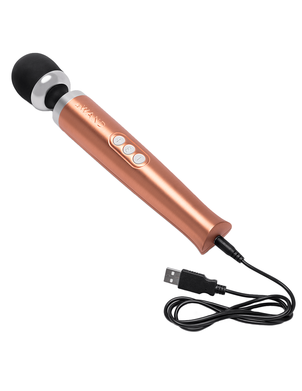 Le Wand Diecast Rechargeable Wand - Rose Gold - Charger