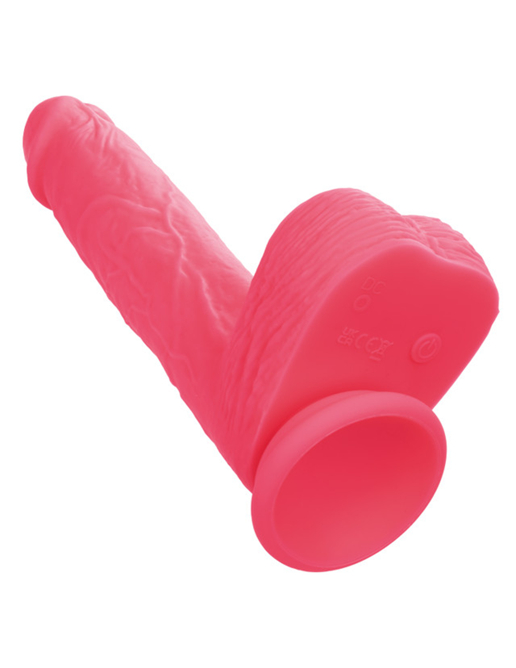 Rumbling Thrusting Silicone Studs 7in Dildo