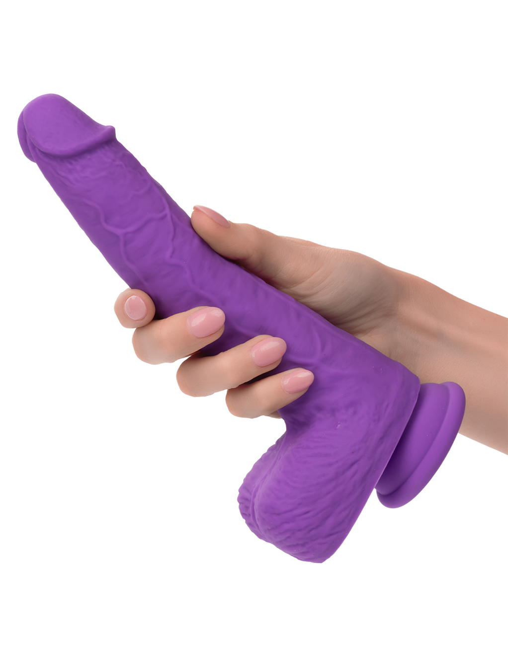 Gyrating Thrusting Silicone Studs 7in Dildo