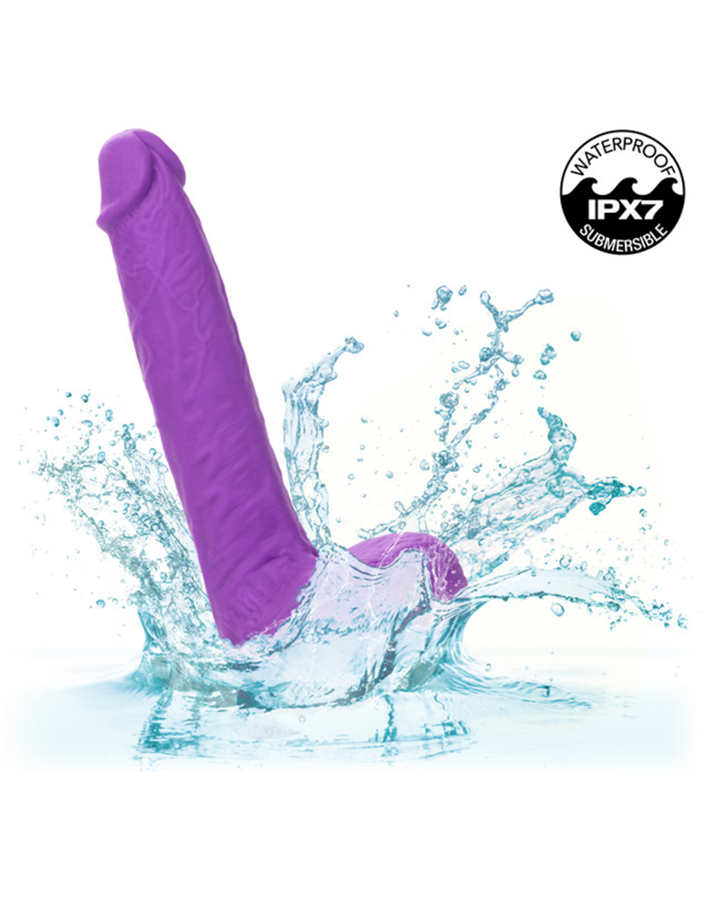 Gyrating Thrusting Silicone Studs 7in Dildo