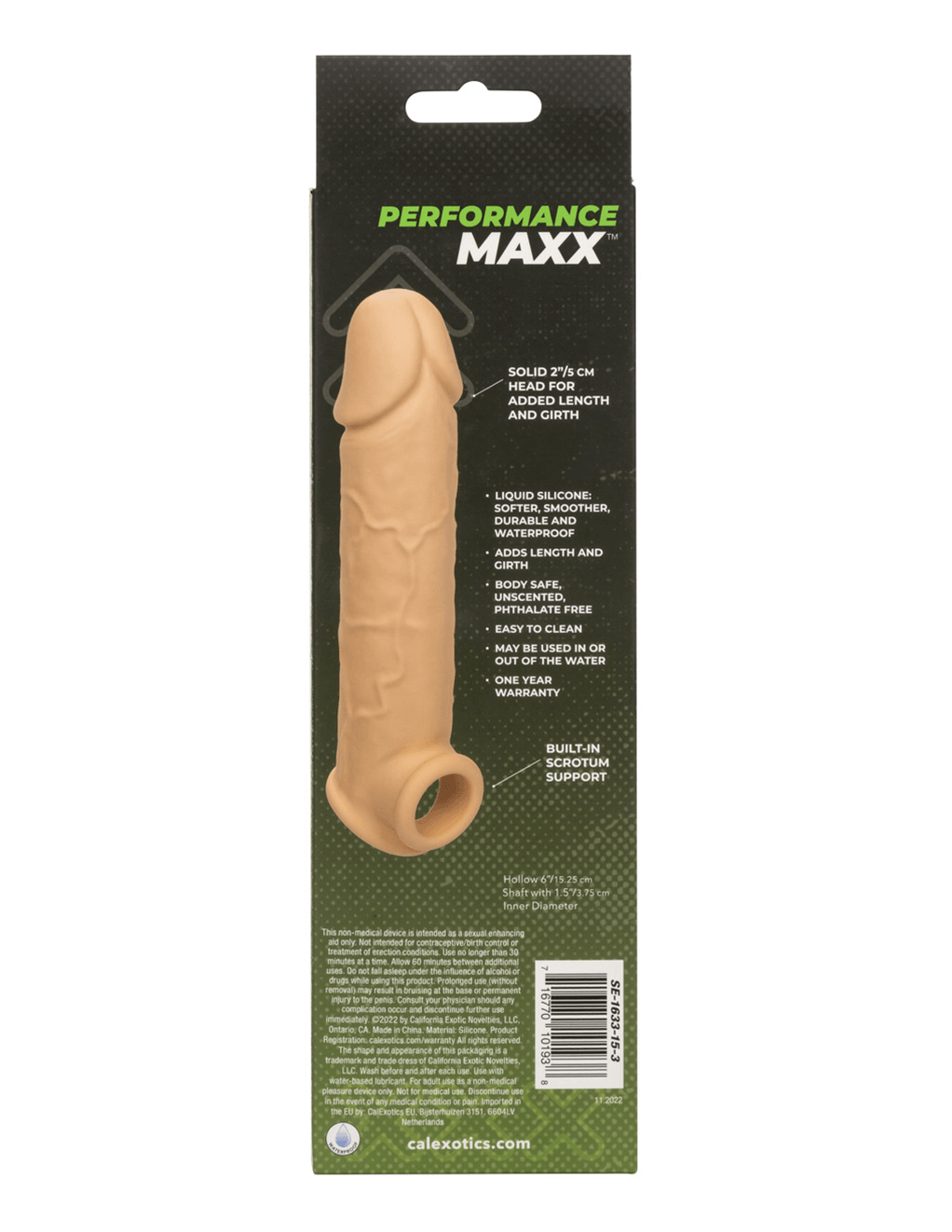 Performance Maxx Silicone Life-Like Extension 8inch