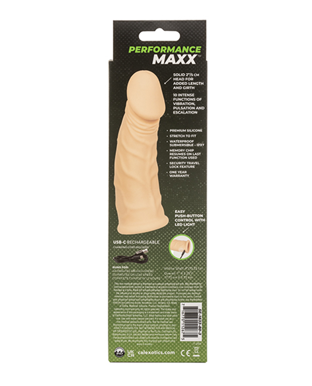 Performance Maxx Rechargeable Vibrating Extension 7in