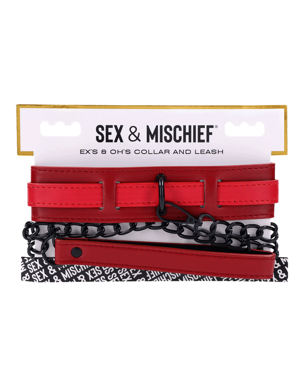 S&M Ex's & Oh's Collar & Leash