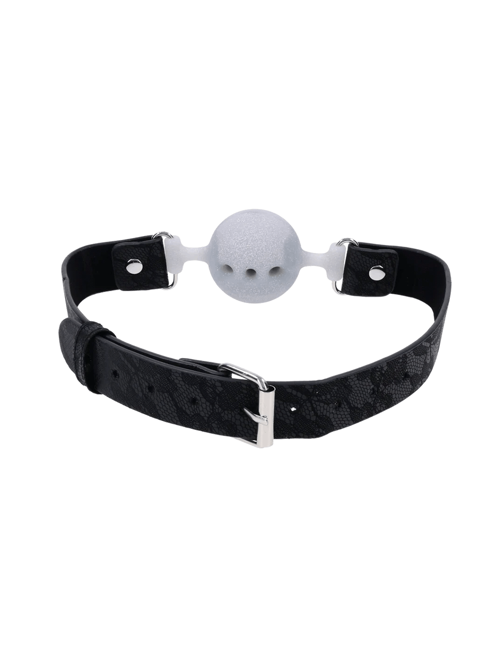 Lace Silicone Breathable Ball Gag