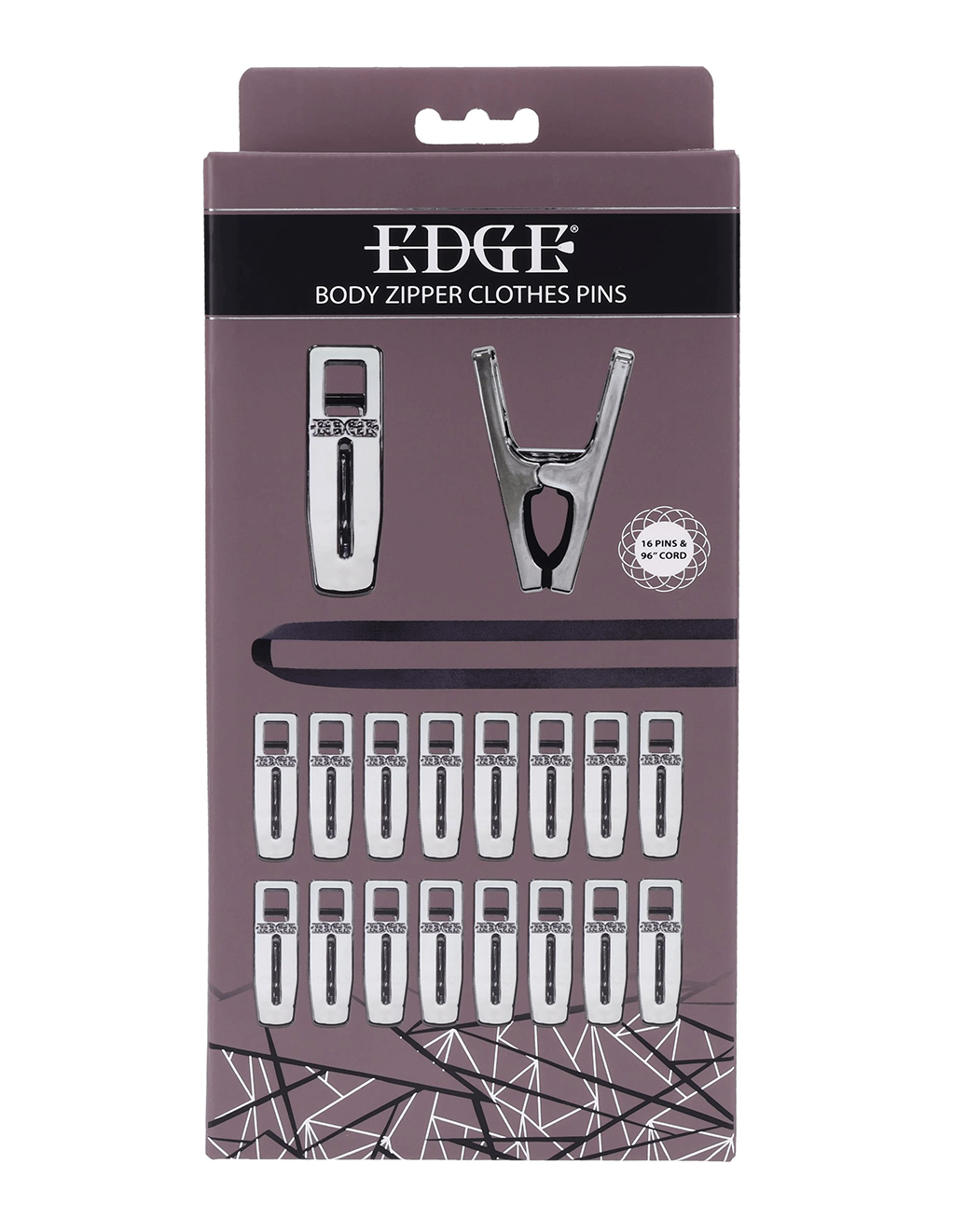 Edge Body Zipper Clothes Pins
