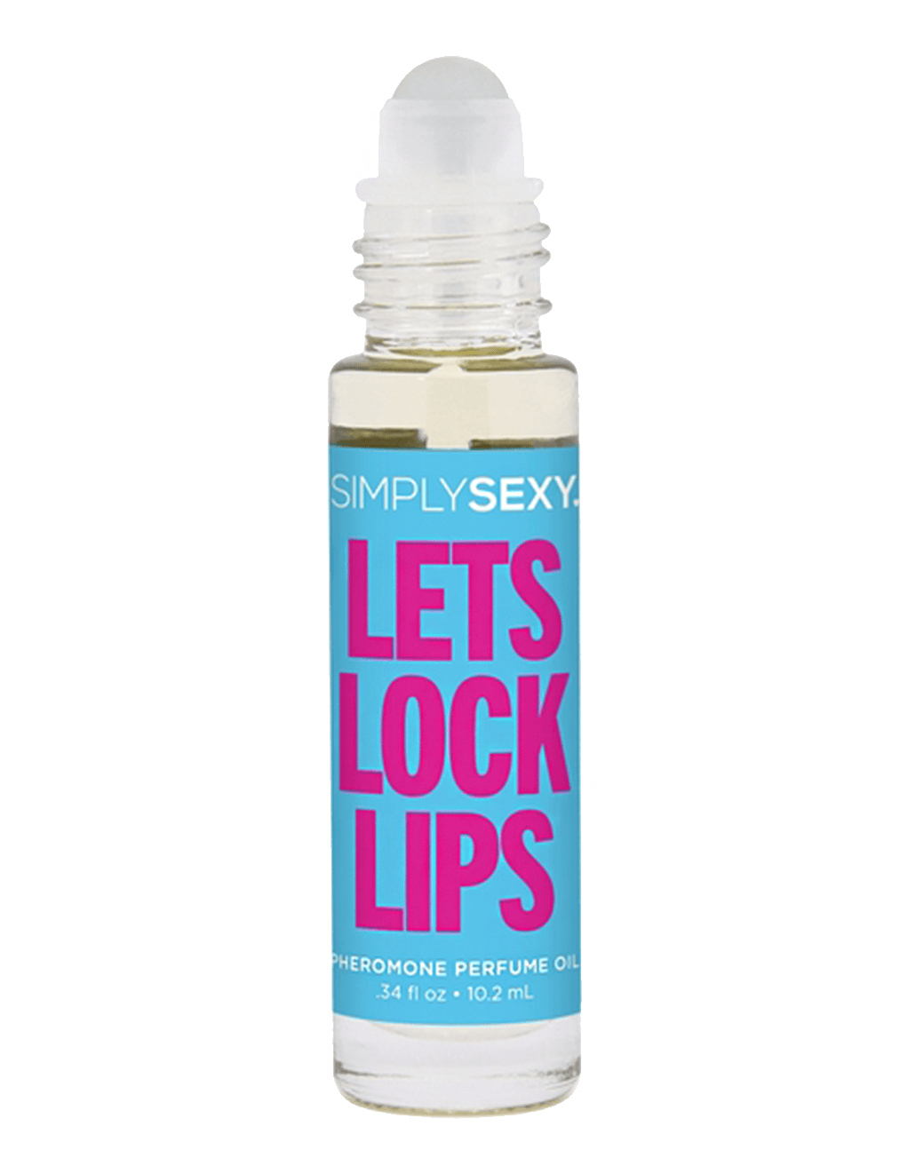 Simply Sexy Let's Lock Lips Pheromone Roll On Oil - No Cap