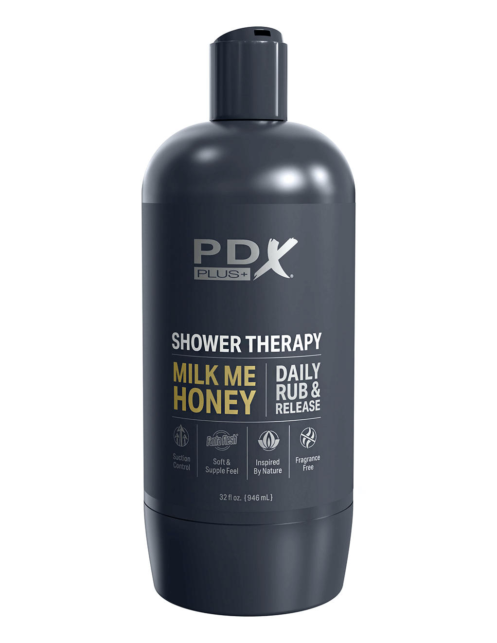 Shower Therapy Milk Me Honey Stroker - Chocolate - Bottle