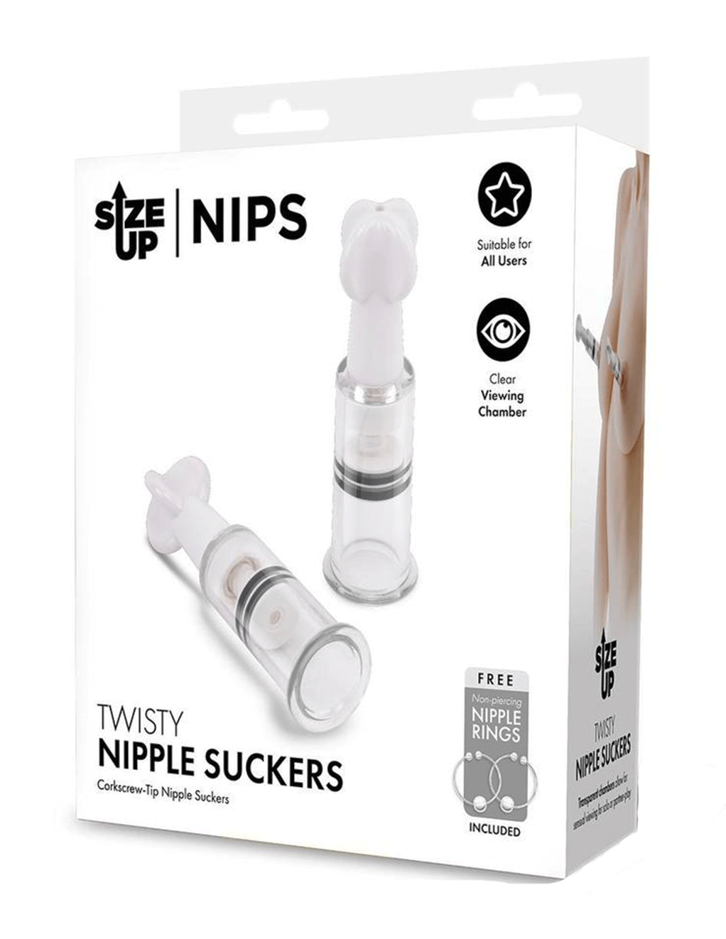 Size Up Twisty Nipple Suckers - Small - Box