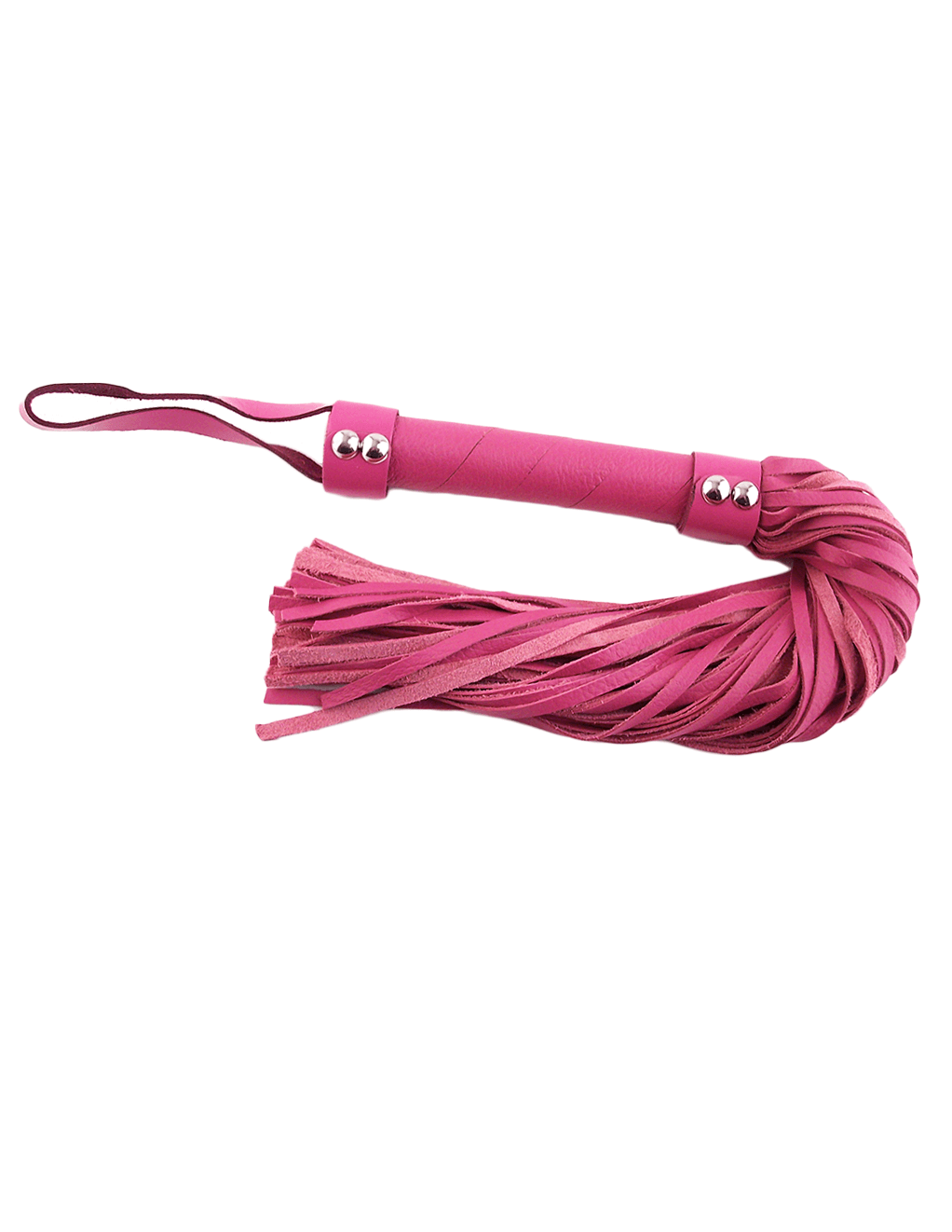 Rouge Short Leather Flogger - Pink - Main