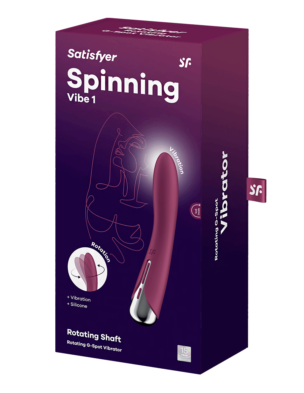Satisfyer Spinning Vibe 1 - Red - Box