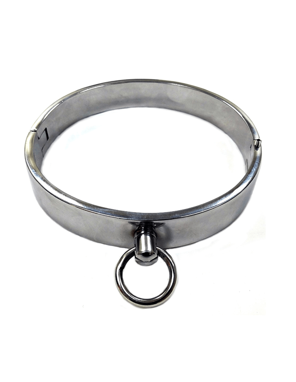Rouge Thick Stainless Steel Collar - Silver - Main