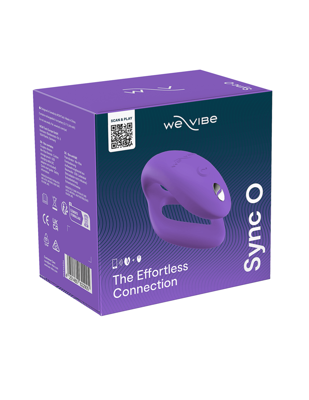 We-Vibe Sync O Couples' Vibrator - Light Purple - Box Front