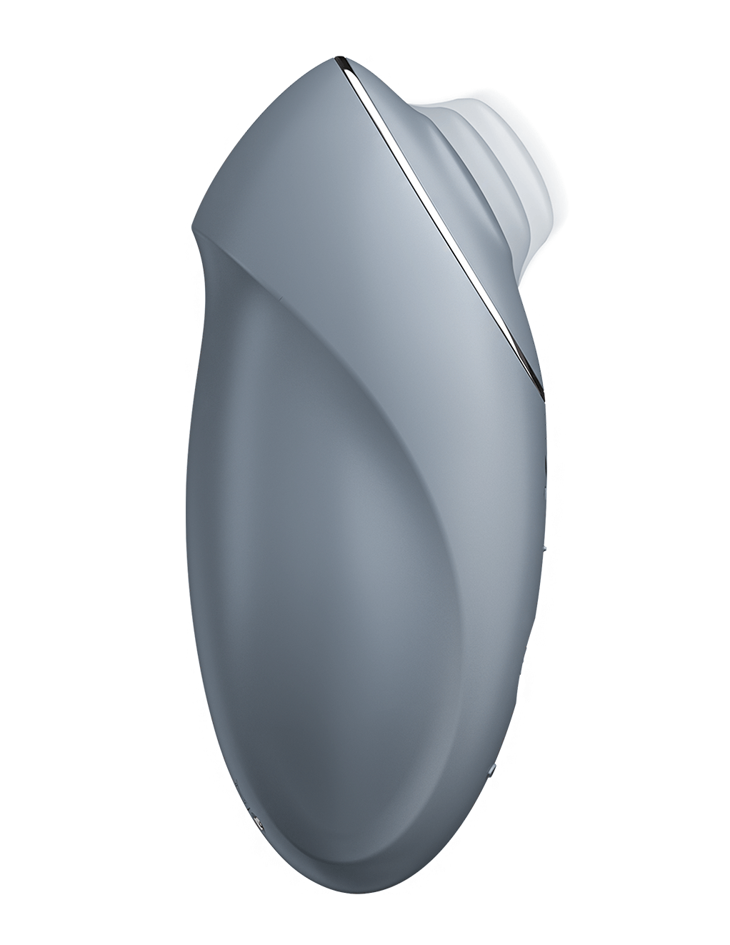 Satisfyer Tap & Climax 1 - Blue Grey - Tapping Illustration