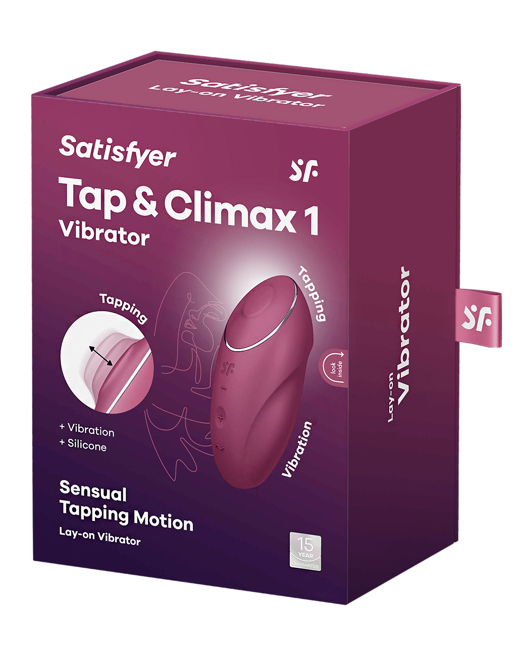 Satisfyer Tap & Climax 1 - Red - Box