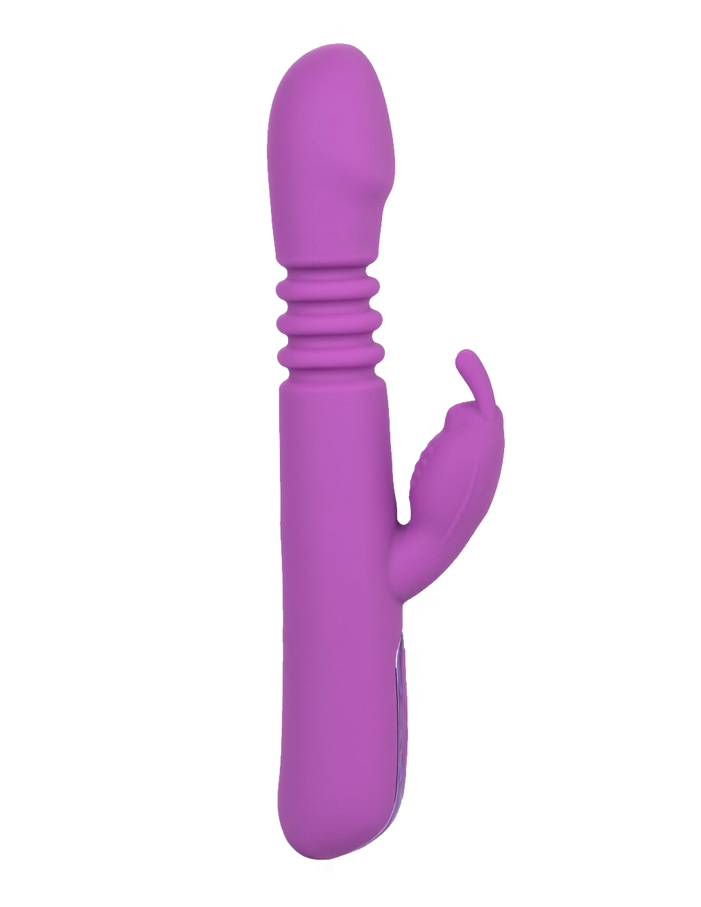 Jack Rabbit Elite Thrusting Rabbit Vibrator - Purple - Side