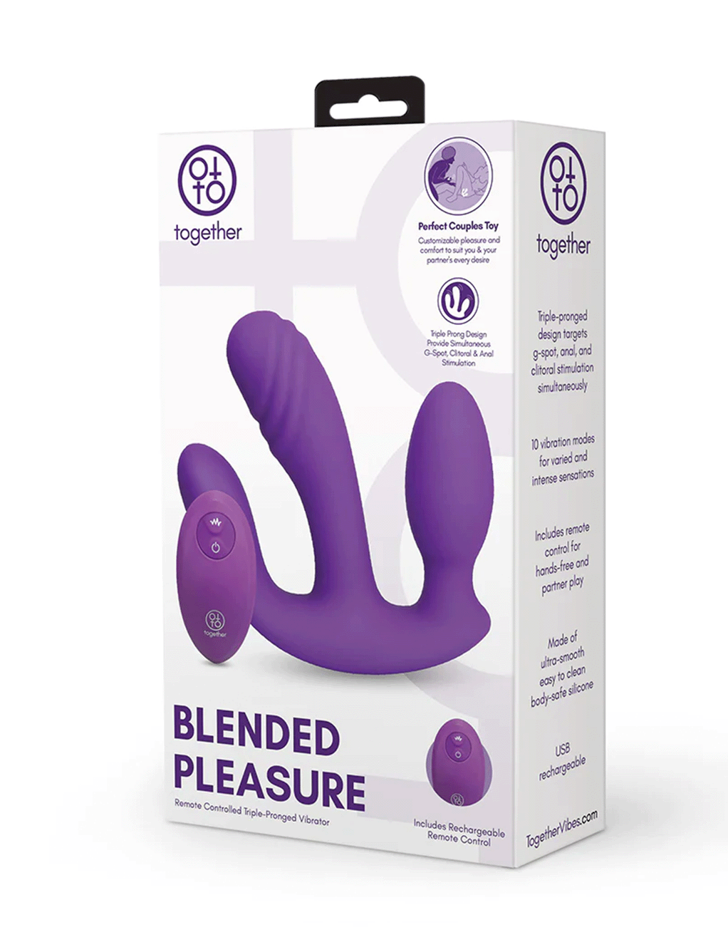 Together Blended Pleasure Triple Vibrator