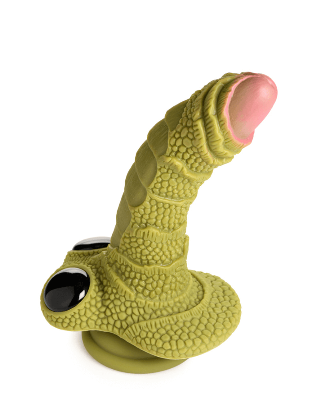 Swamp Monster Green Scaly Dildo Side