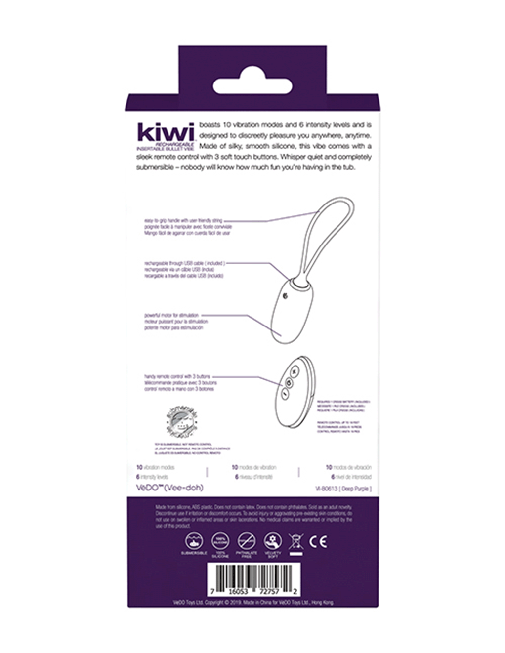 Kiwi Rechargeable Bullet Egg