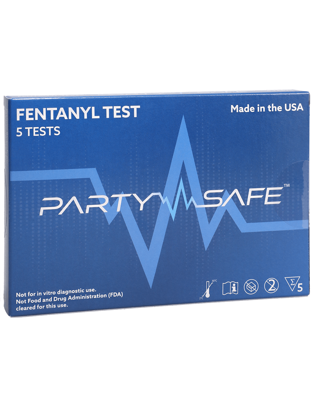 Versea Party Safe Fentanyl Test Strips 5ct - Box