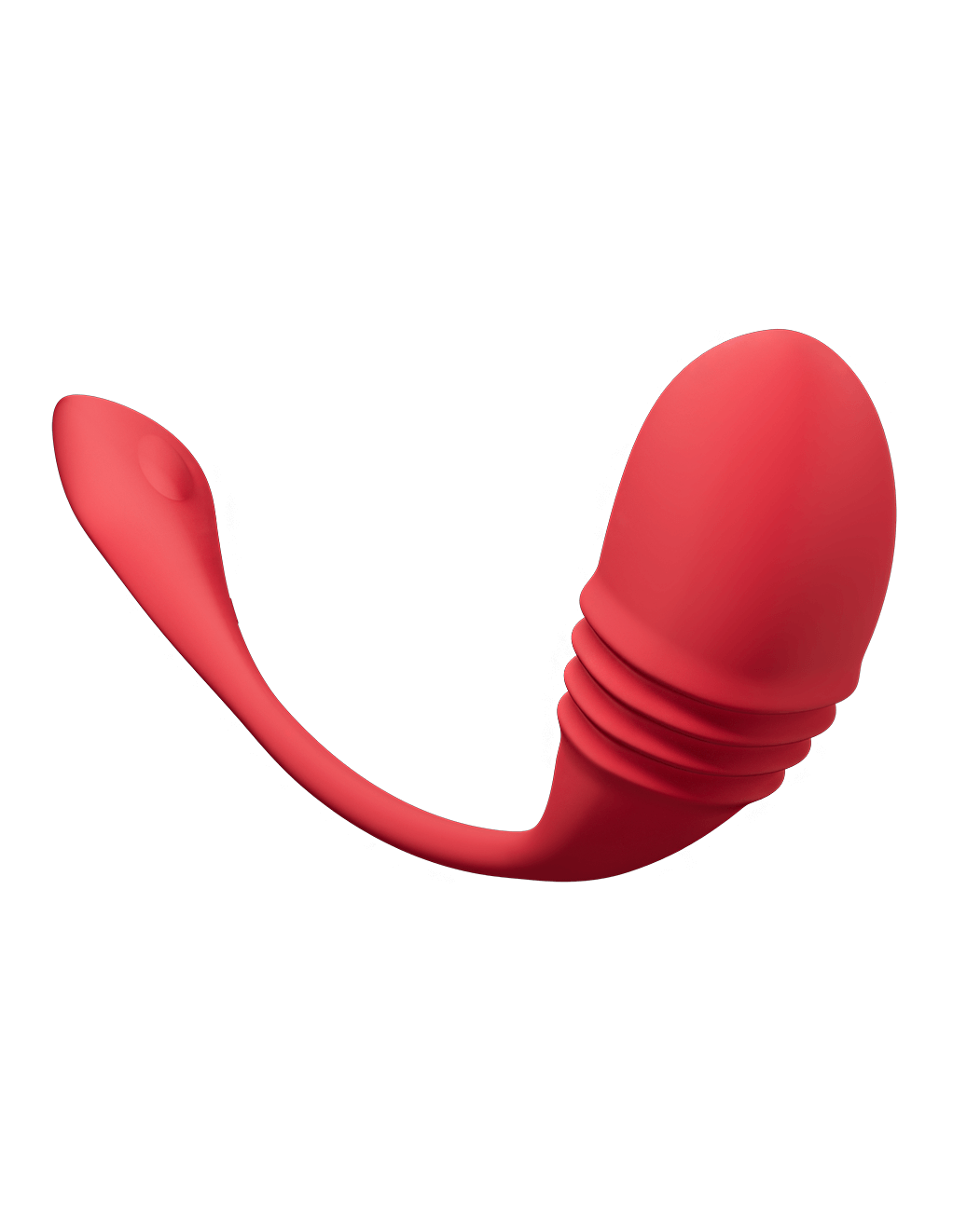 Lovense Vulse Thrusting Egg Vibrator - Red - Angle