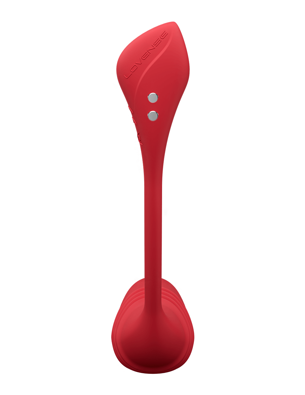 Lovense Vulse Thrusting Egg Vibrator - Red - Back
