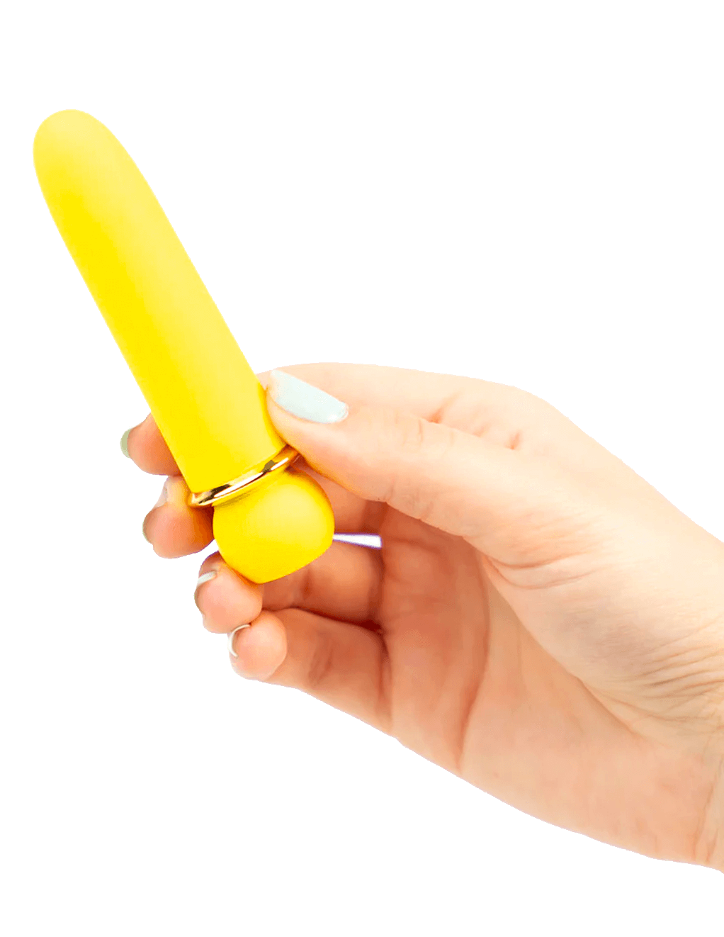 Maia Jaguar Rechargeable Bullet - Yellow - In Hand