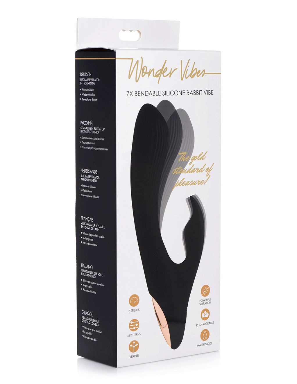 7X Bendable Silicone Rabbit Vibrator