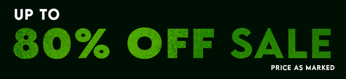 Up to 80% off select items