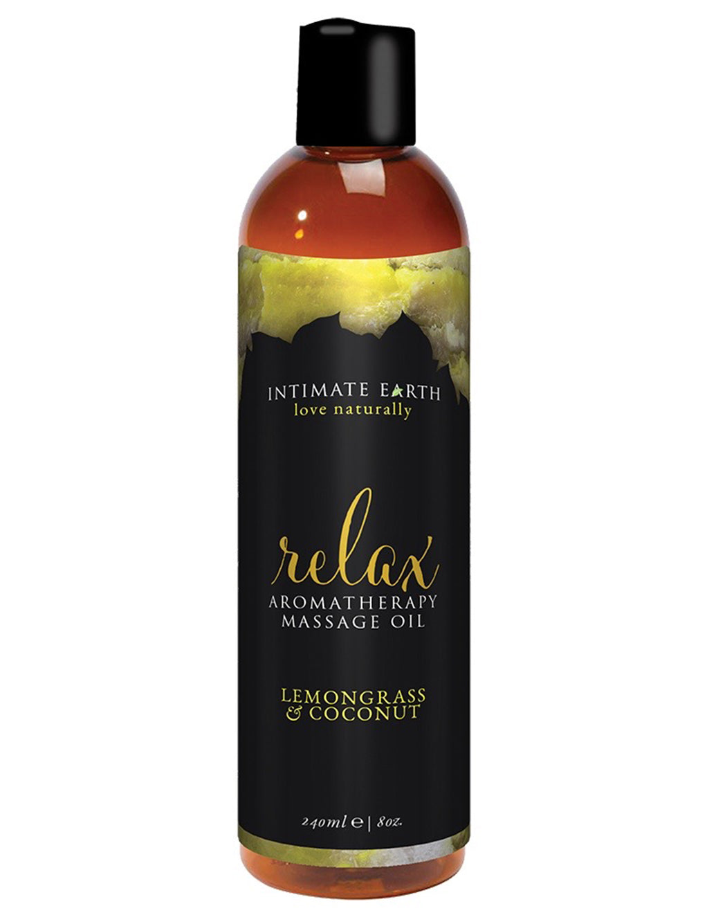 Intimate Earth Relax Massage Oil- Front
