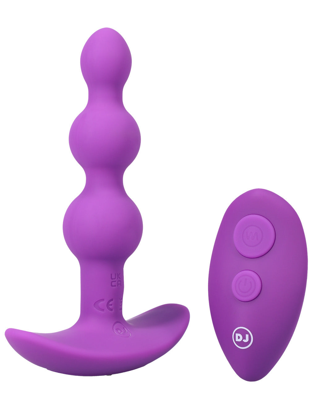 A-Play Beaded Vibe 5.5"- Purple- Front
