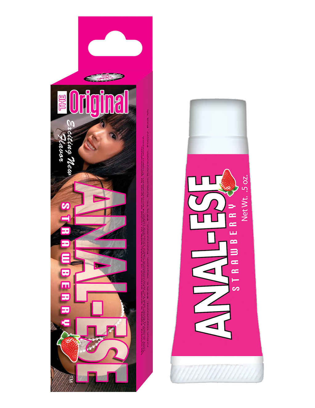 Anal-Ese Numbing Anal Cream- Strawberry- 0.5 oz Front