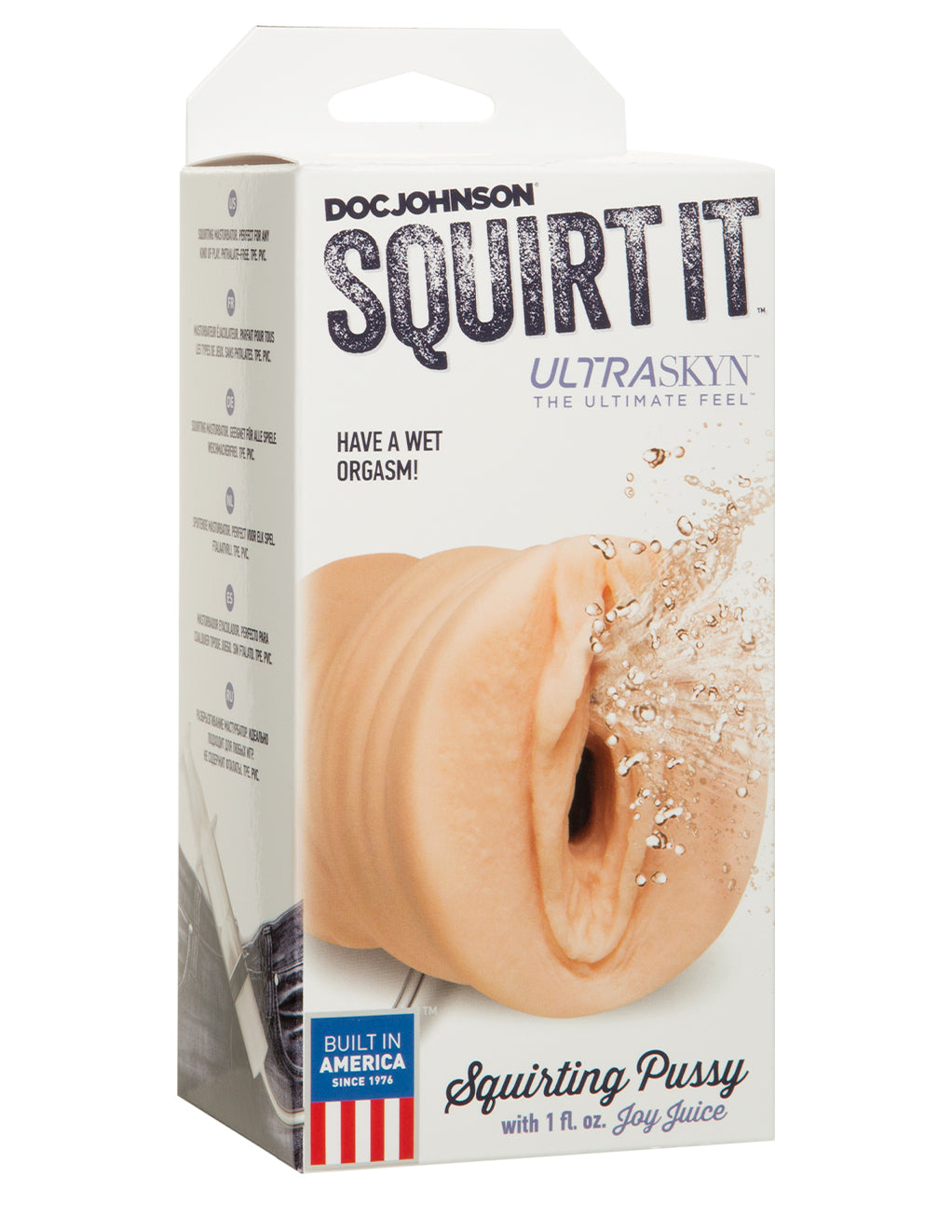 Squirt It Ultraskyn Squirting Pussy- Vanilla- box