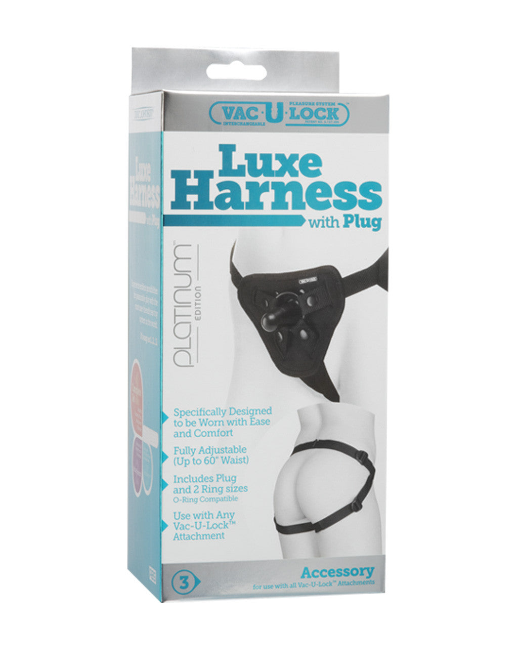 Vac-U-Lock Luxe Strap On Harness Package