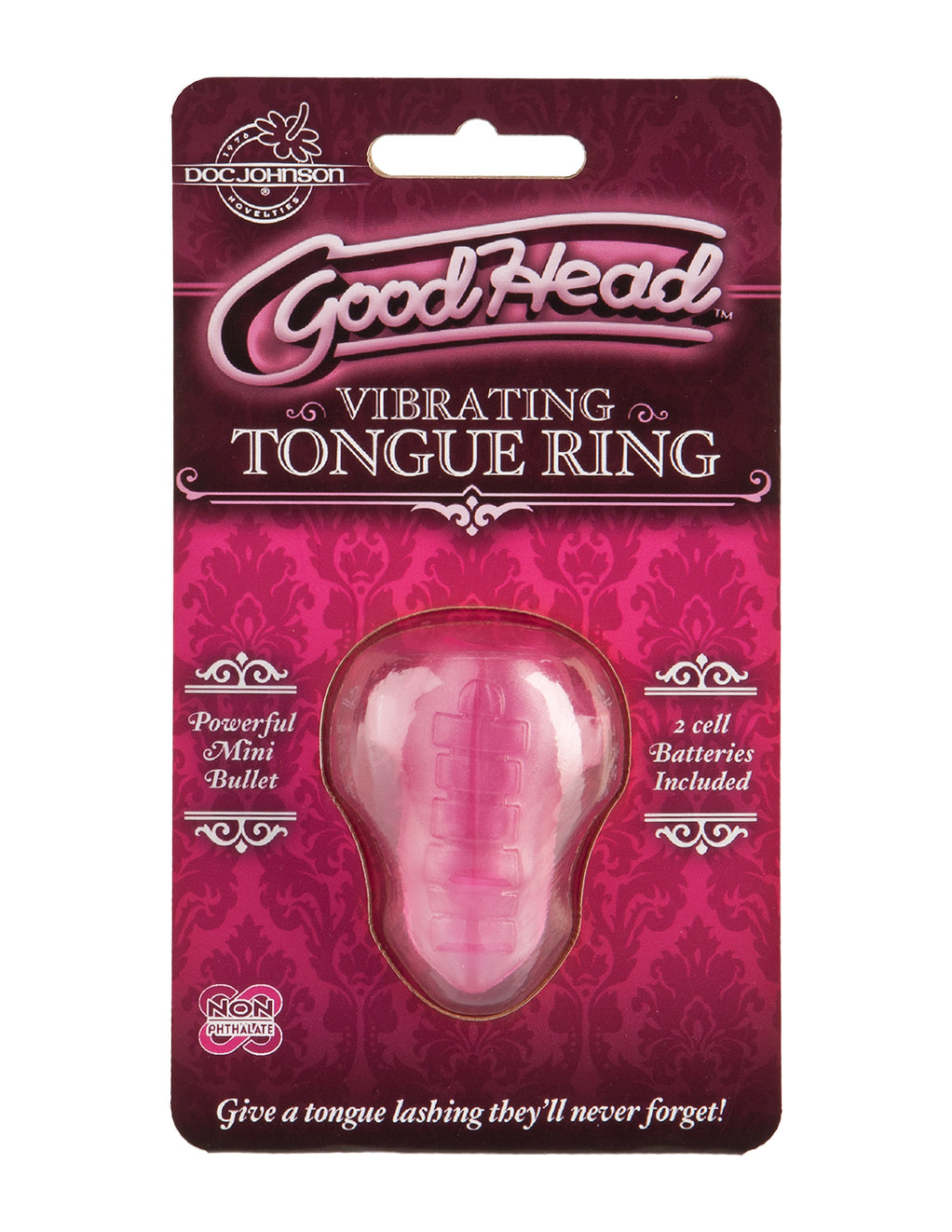 GoodHead Vibrating Tongue Ring- Package