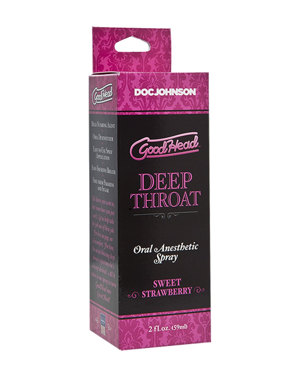 Goodhead Deep Throat Desensitizing Spray- Strawberry- Box