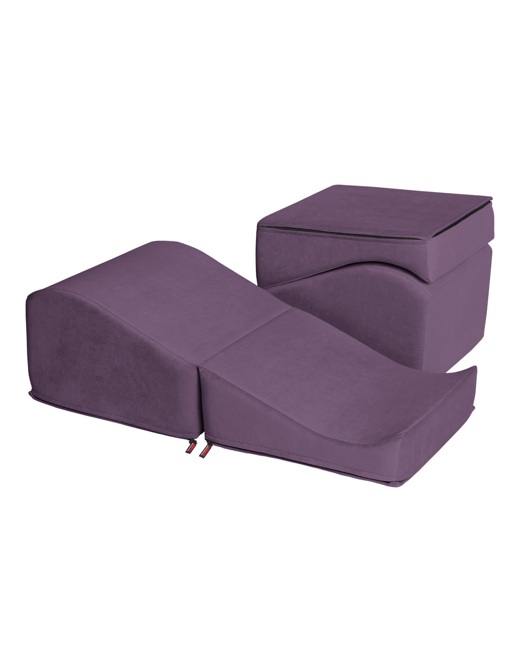 Liberator Flip Ramp Position Aid- Plum- Open and closed