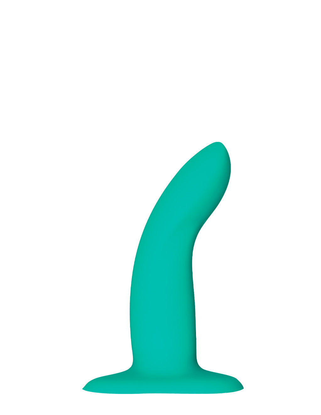 Fun Factory Limba Flex Small Silicone Dildo- Front- Bent