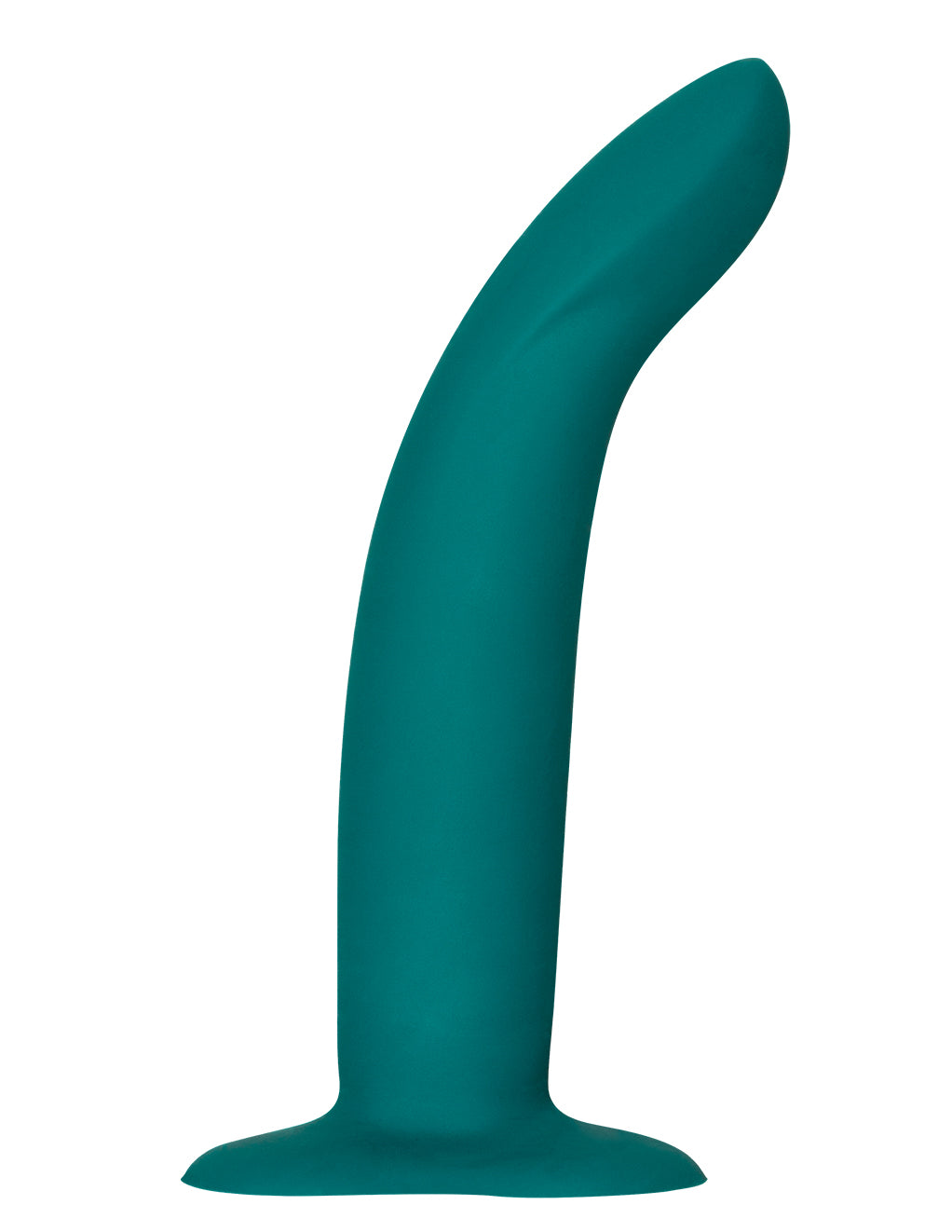 Fun Factory Limba Flex Medium Silicone Dildo- Deep Sea Blue- Medium- Curved