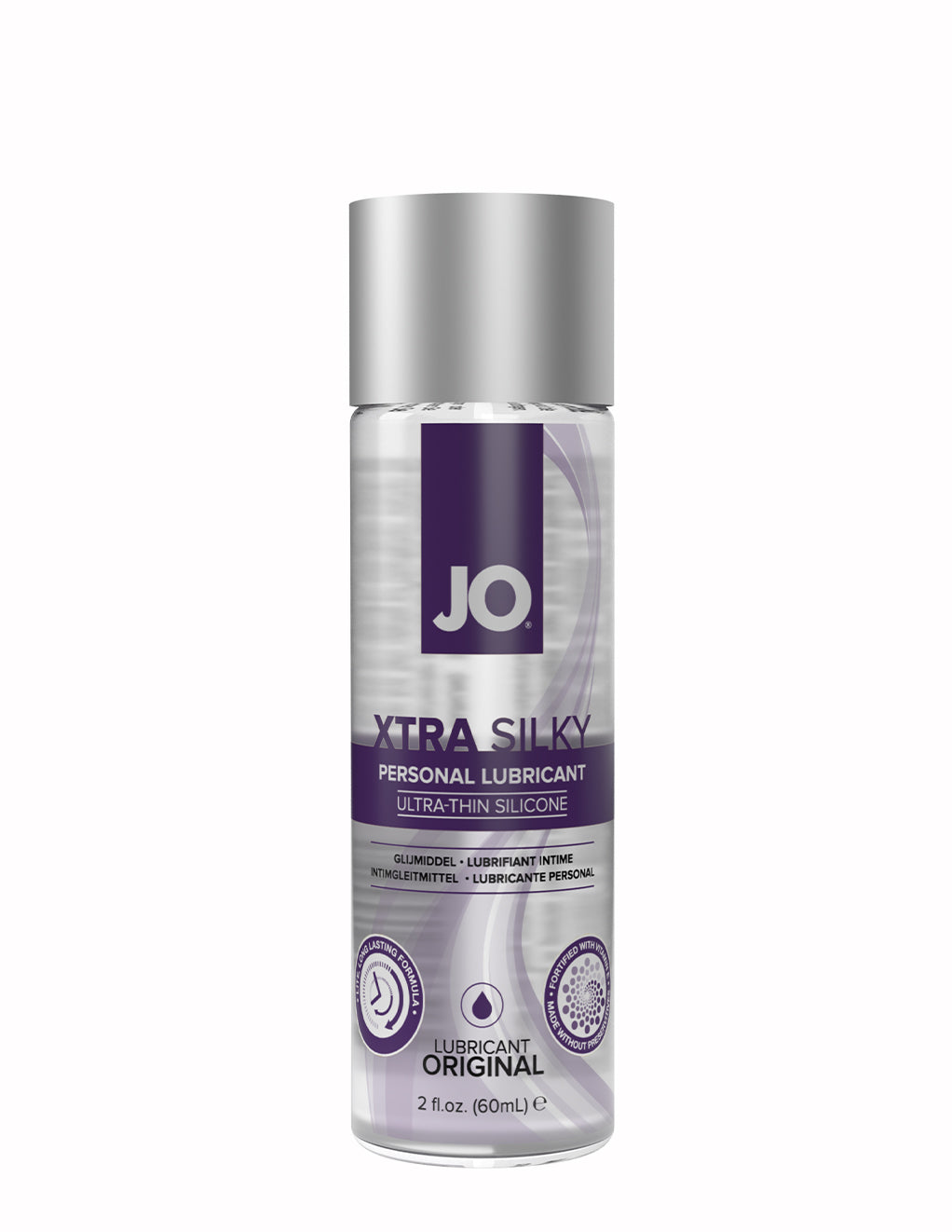 Jo Xtra Silky Silicone Lube- 2oz- Front