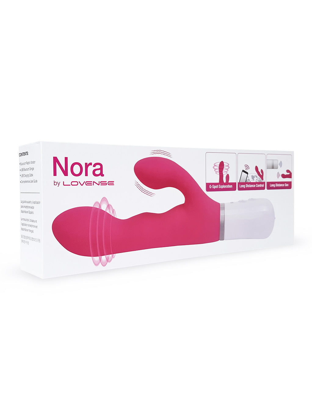 Lovense Nora Bluetooth Remote Control Rabbit Vibrator - Novelties - Dual/Multi