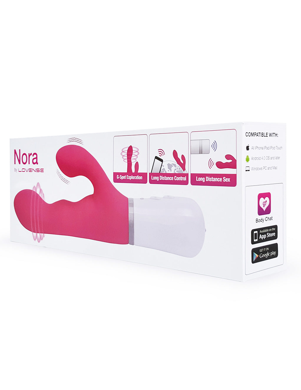 Lovense Nora Bluetooth Remote Control Rabbit Vibrator - Novelties - Dual/Multi