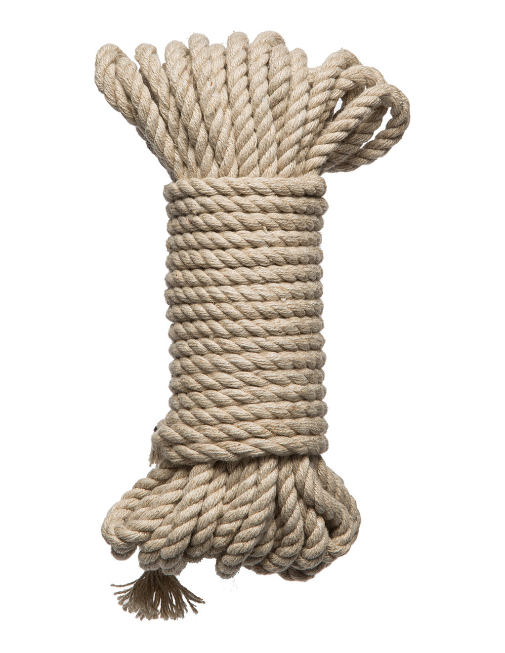 Kink Bind & Tie Hemp Rope 30 Feet- Natural- Front