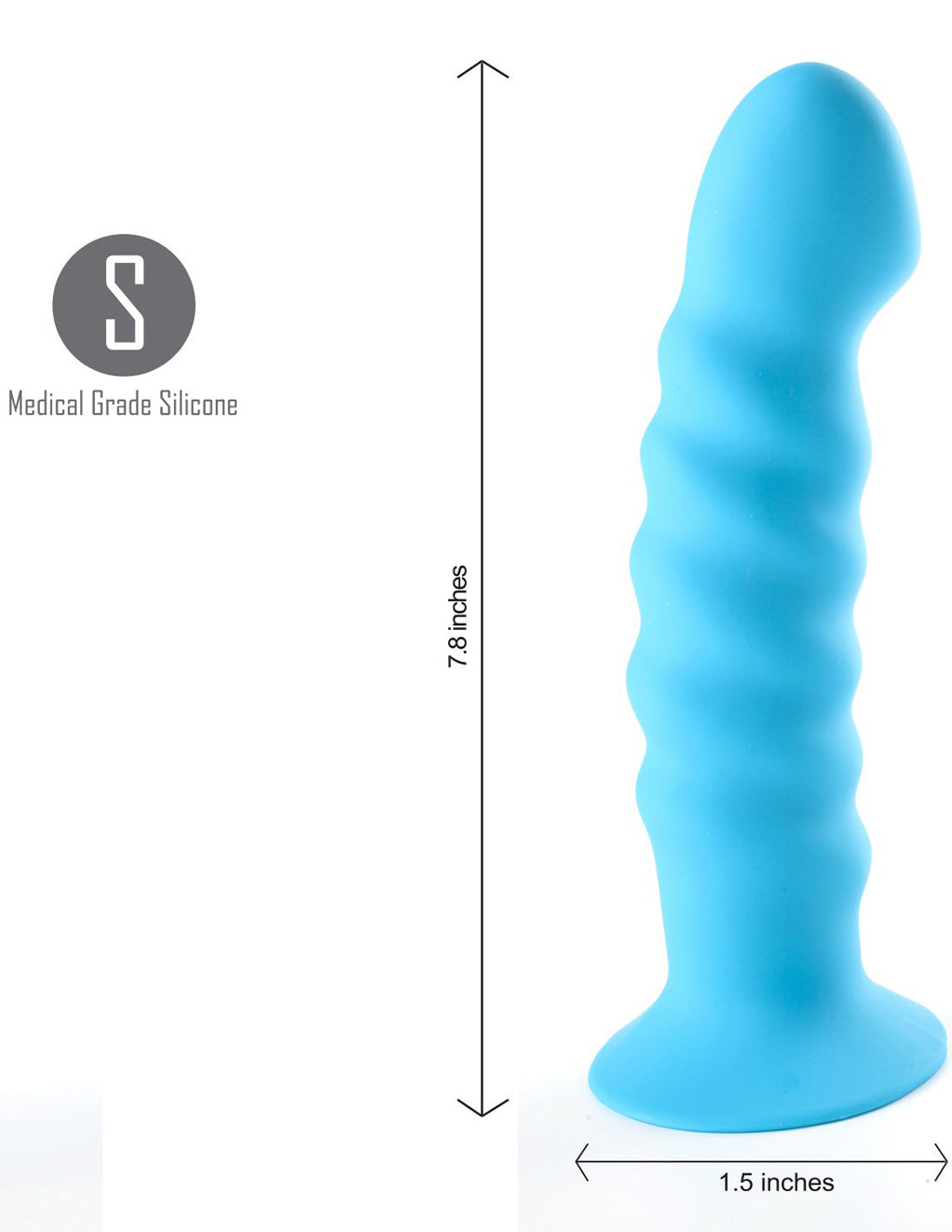 Maia Kendall Silicone Dildo- Size dimensions