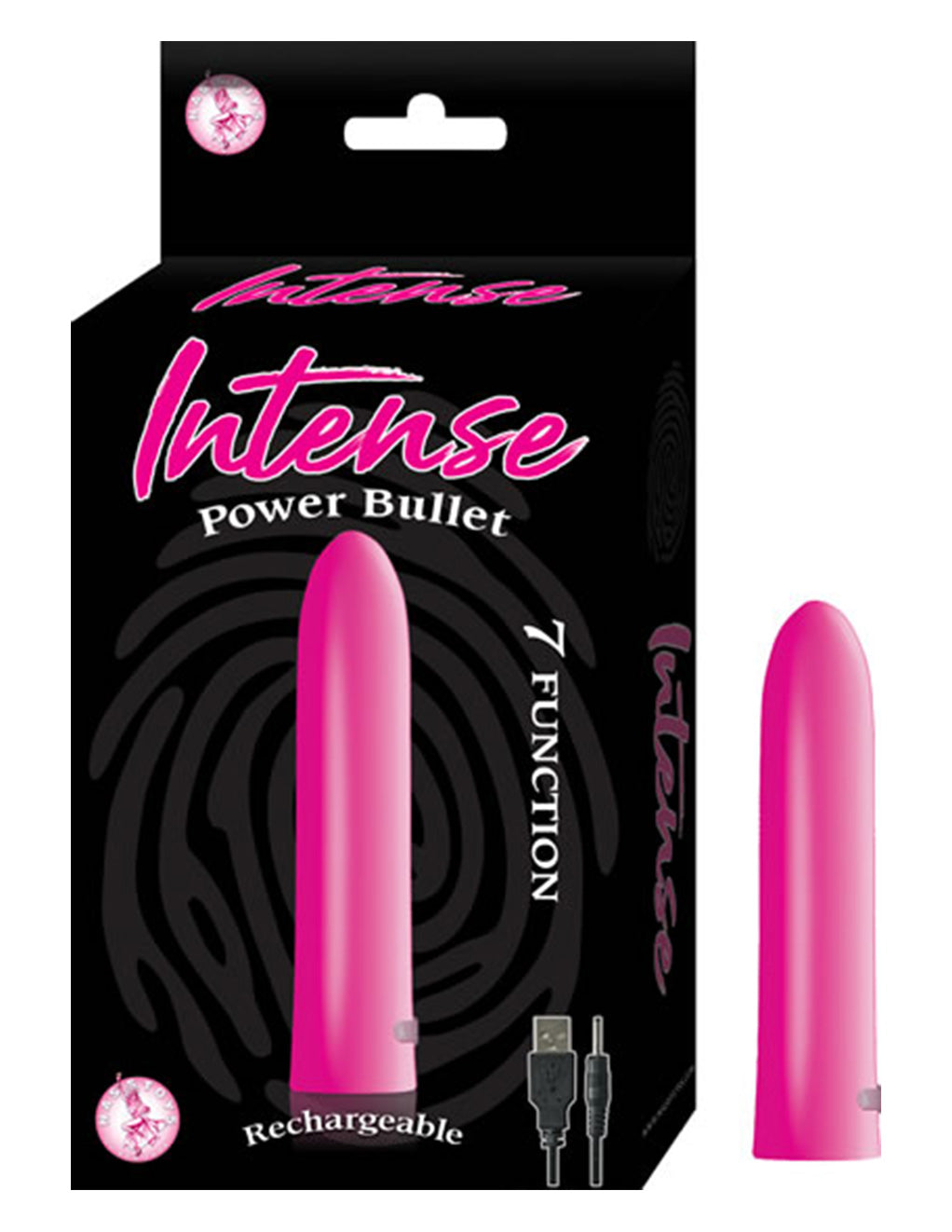 Intense Ultra Bullet Vibrator- Pink- Package